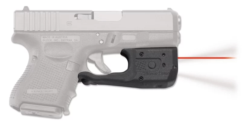 Crimson Trace 0172201 LL-810 Laserguard Pro Black Red Laser Glock Subcompact
