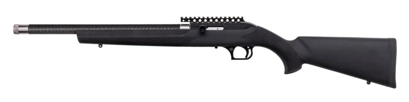 Magnum Research MLR22WMHGT Magnum Lite Full Size 22 WMR 9+1 19" Black Carbon Fiber Barrel Black Aluminum Receiver Black Hogue Overmold Stock Right Hand