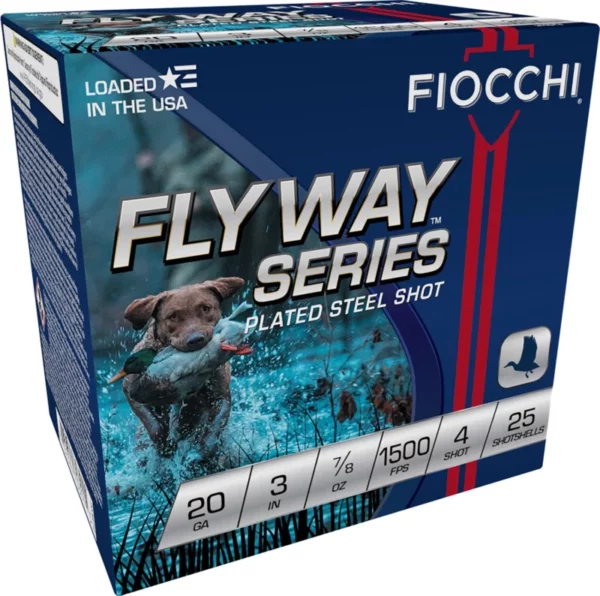 Fiocchi 203ST4 Flyway  20Gauge 3" 7/8oz 4Shot 25 Per Box/10 Case
