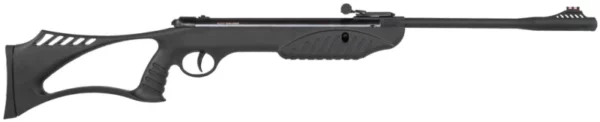 Umarex Ruger Air Guns 2244020 Explorer Youth Spring Piston 177 Pellet 1rd Black Rec/Barrel Black All Weather Thumbhole Stock