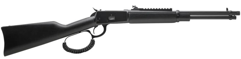 Rossi 923571613TB R92 38 Special +P or 357 Mag Caliber with 8+1 Capacity, 16.50" Round Barrel, Triple Black Cerakote Metal Finish & Black Synthetic Stock Right Hand (Full Size)