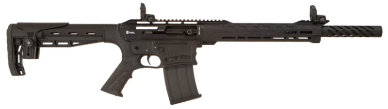 Citadel CBOSS2512 Boss25 12 Gauge Semi-Auto 3" 5+1 18.75" Black Steel Threaded Barrel, Black Picatinny Rail Aluminum Receiver, Picatinny Handguards, Black Adj Cheek Riser Synthetic Stock