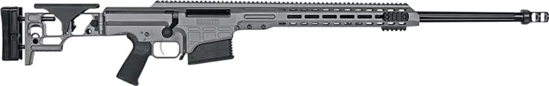Barrett 18486 MRAD 300 Norma Mag 26" 10+1 Tungsten Gray Cerakote Rec Tungsten Gray Side Folding with Adjustable Comb Stock Black Polymer Grip Right Hand