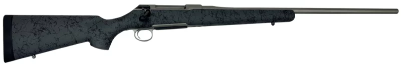 Sauer S1HSGFT65C 100 6.5 Creedmoor Caliber with 5+1 Capacity, 22" Barrel, Gray Cerakote Metal Finish & Gray Black Webbed Fixed HS Precision Stock Right Hand (Full Size)