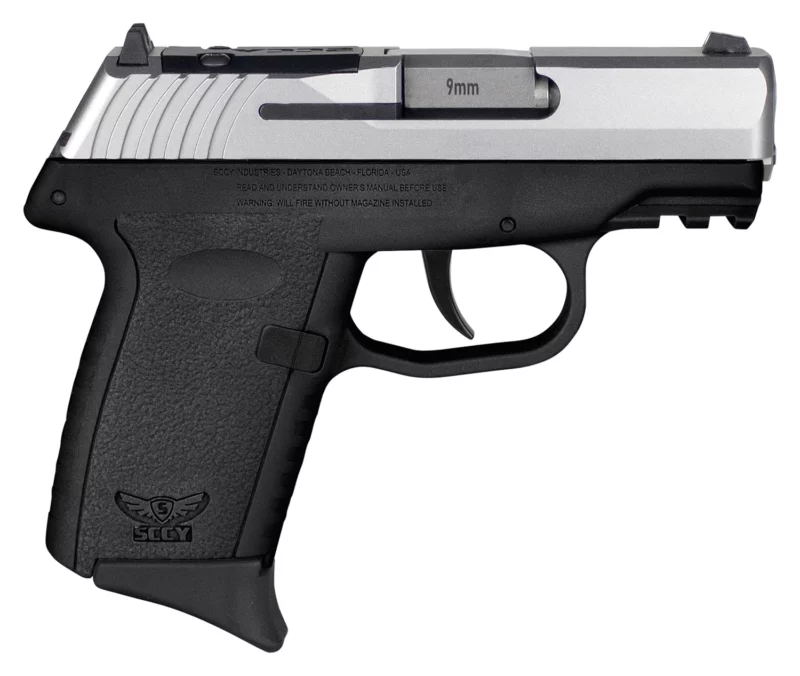 SCCY Industries CPX2TTBKRDRG3 CPX-2 Gen3 RD 9mm Luger 10+1 3.10" Black Polymer w/Picatinny Rail Serrated Stainless Steel Slide Black Polymer Grip