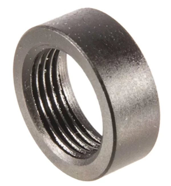 SilencerCo AC114 Delta Thread Spacer 22 LR Steel Black Oxide 1/2"-28 tpi