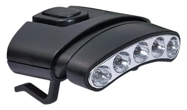 Cyclops CYCHCDTWG Orion Tilt Hat Clip Light 30 Lumens Green/White LED Bulb Black Clip-On