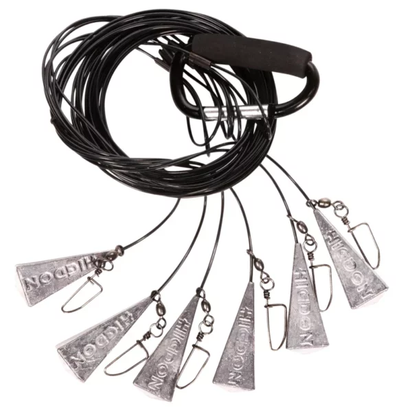 Higdon Outdoors 30328 Battleship Rig  Black 48" Long 12 Pack