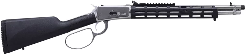Citadel CIT45LCLVRSS Levtac-92 Full Size 45 Colt (Long Colt) 8+1 16.50" Stainless Threaded Barrel, Picatinny Rail Stainless Steel Receiver, Black Fixed Synthetic Stock, Right Hand