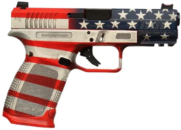 Gforce Arms GFRPX3C9USA Exodus  9mm 15rd 4.02" Steel Slide