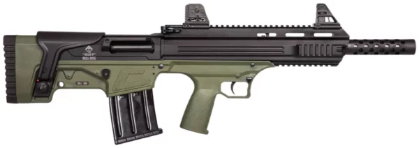 ATI ATIG410BDG Bulldog  410 Gauge Semi-Auto 3" 5+1 16" Green Aluminum Receiver/Fixed Synthetic Stock