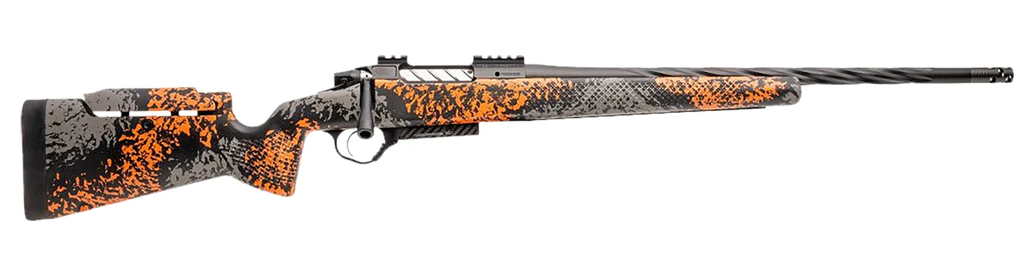 Seekins Precision 0011710259-F Havak PH3 7mm Rem Mag 26" Black Fluted Threaded Barrel, Black Picatinny Rail Steel Receiver, Adj Cheek Riser Urban Shadow Synthetic Stock