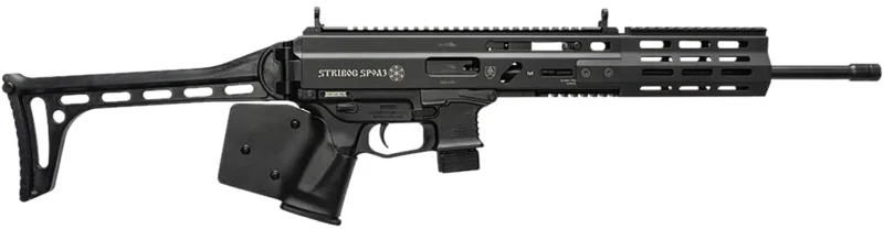 Grand Power 810091158166 Stribog SP9A3 *CA Compliant 9mm Luger 10+1 16" Black