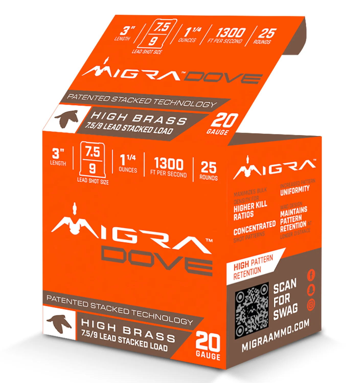 Migra Ammunition 20 Gauge – 25rd