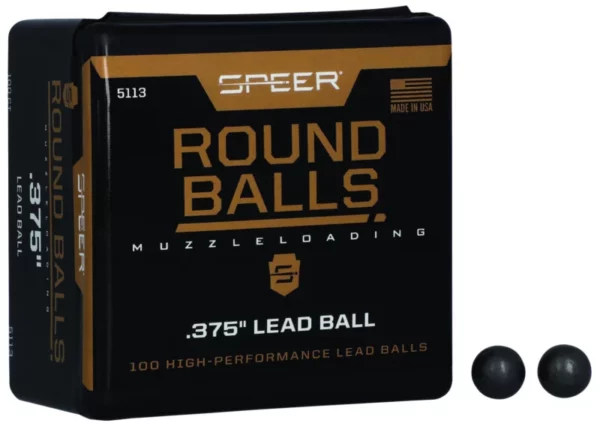 Speer 5113 Lead Balls  36Cal Lead Ball 79gr 100 Per Box/5 Case