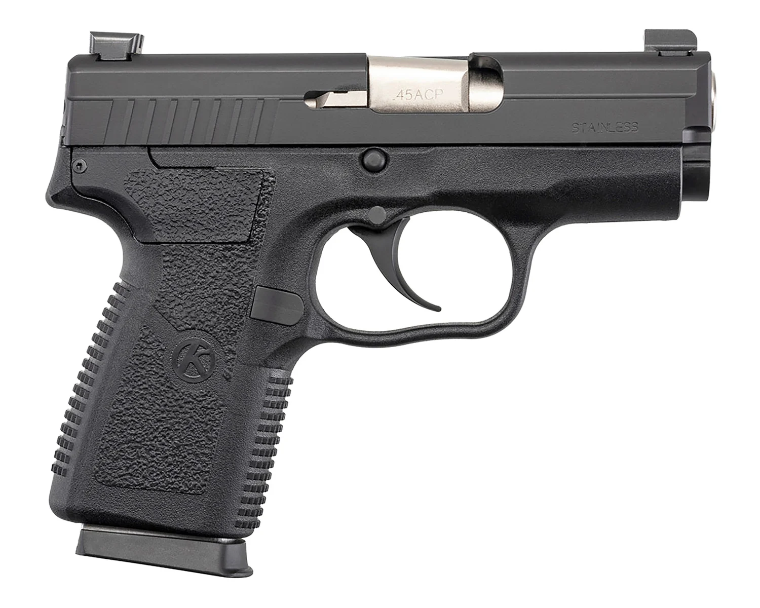Kahr Arms PM4544N PM 45 ACP Caliber 3.20" Stainless Barrel 5+1/6+1, Black, TruGlo Night Sights