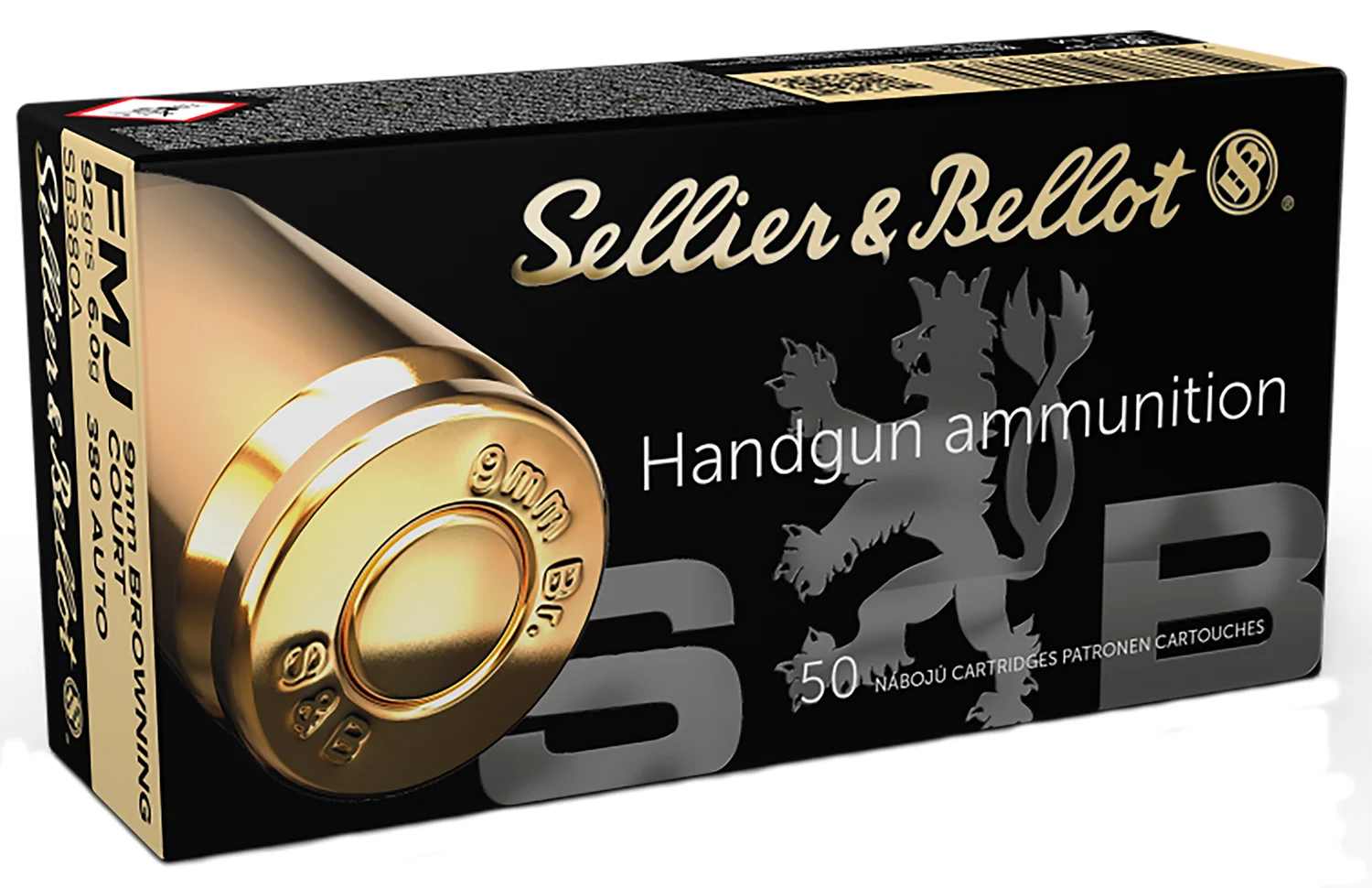 sellier-bellot .380 ACP 92gr – 50rd