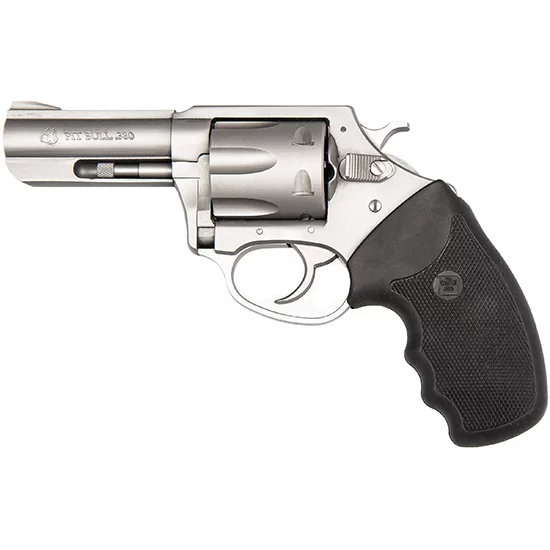CA PIT BULL 380ACP 3 FS MATTE SS FULL GRIP 6RD