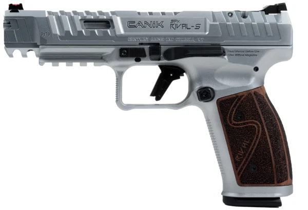 CANIK RIVAL-S ROSEWOOD CHROME 9MM 5 18RD
