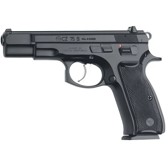 CZ 75 B 9MM 4.72 BLK POLYCOAT FS MS 16RD