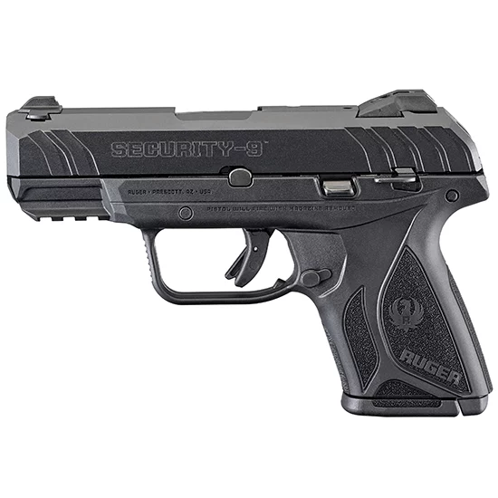 RUG SECURITY 9 9MM 3.42 COMPACT BLUED BLK 10RD