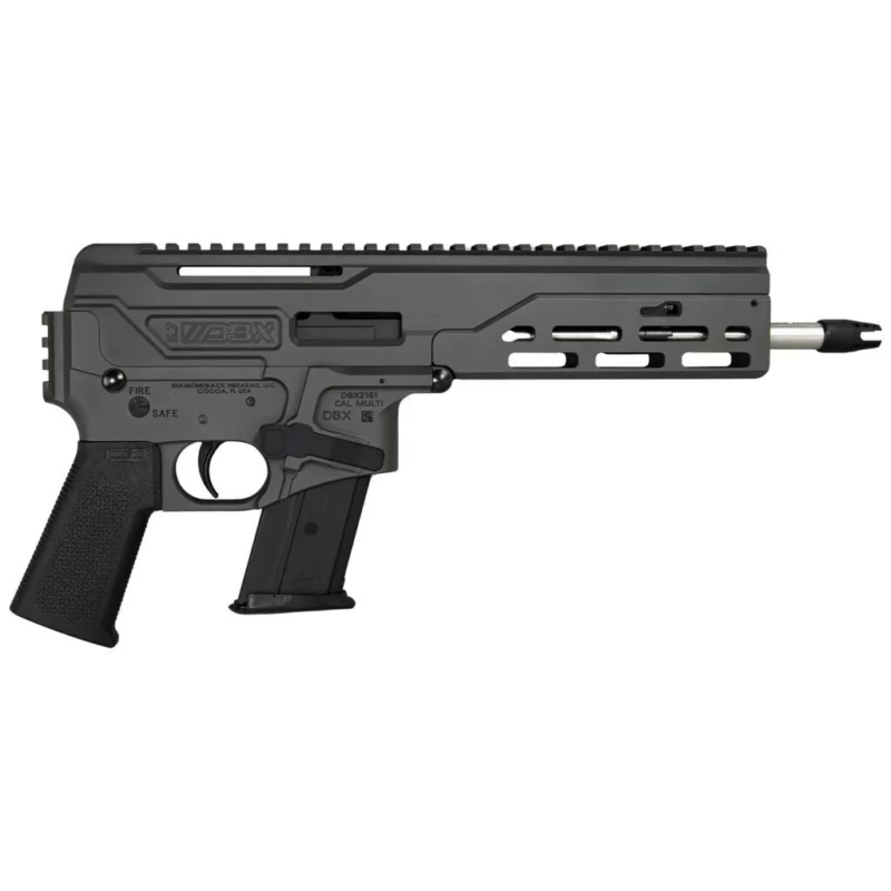 Diamondback DBX Pistol - Dark Gray | 5.7x28 | 8" Barrel | M-LOK Rail | 20rd
