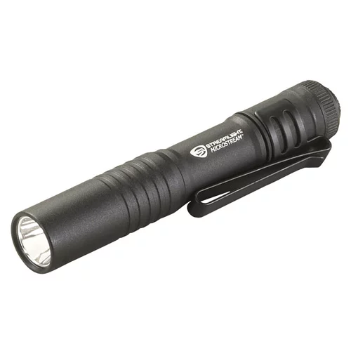 MICROSTREAM USB RECHARGEABLE, BRIGHT MINI LED FLASHLIGHT - 250 LUMENS - BOX - BLACK