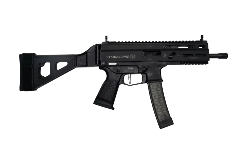 GRAND POWER STRIBOG SP9A3 9MM SUB BLK PSTL W/SBT BRC 8" THRD BRL 3-30RD