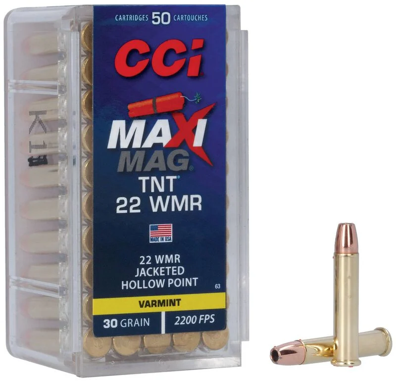Cci .22 WMR 30gr JHP Brass – 50rd