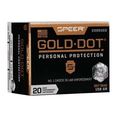 .357 Magnum 158gr GOLD DOT – 20rd
