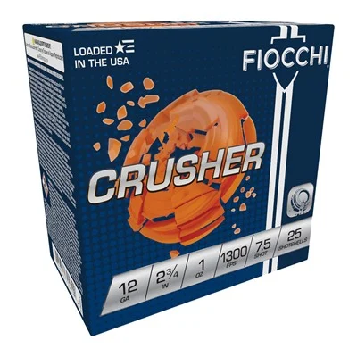 12 Gauge 2-3/4” 1 OZ #7.5 Shot 25/BOX