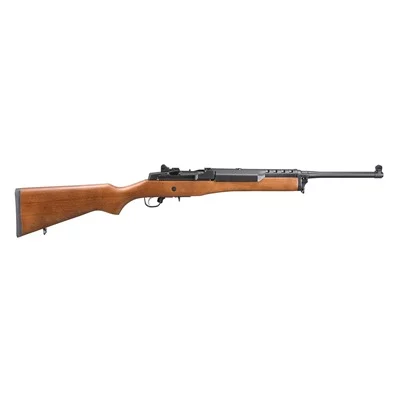 MINI-14~RANCH RIFLE 5.56 NATO 18.5â BBL (2)5RD BLUED/NATURAL