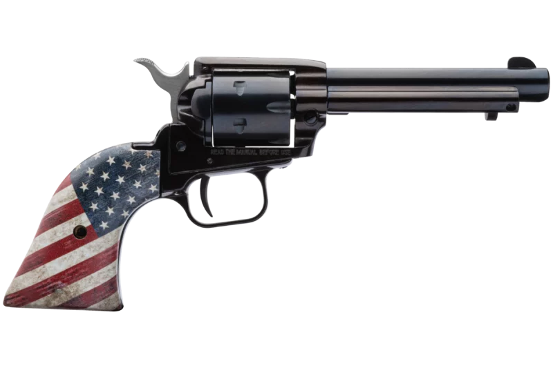 HERITAGE MANUFACTURING 22LR BLUE/US FLAG GRP 4.75" FS