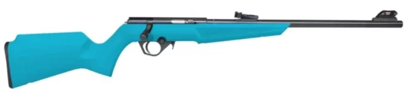 Rossi Compact Bolt Action Rimfire Rifle - Black / Cyan | .22 LR | 16.5" Barrel | 10rd | Polymer Stock